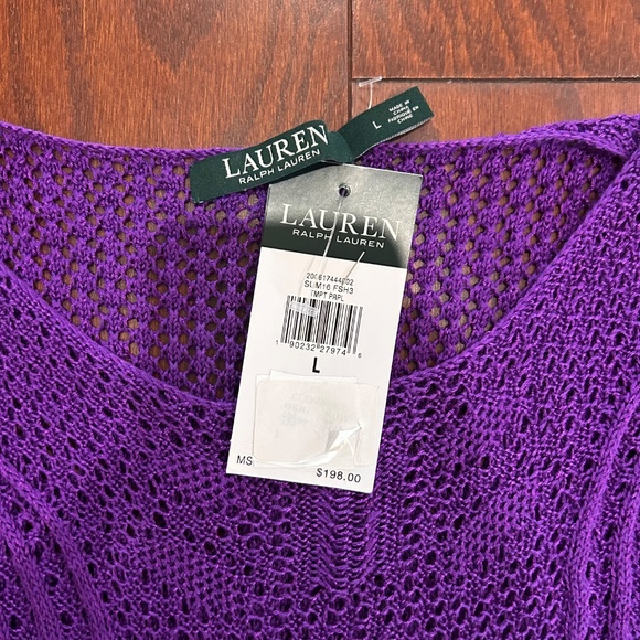 2 Ralph Lauren Dresses NWT Purple Crochet and Orange Belted Dress - Picture 8 of 10